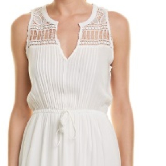 SOLD BB Dakota Ivory Lace Detail Long Maxi Dress - Picture 5 of 6